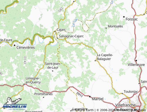 MICHELIN Palaille map - ViaMichelin