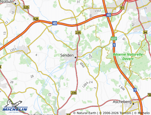 MICHELIN Senden map - ViaMichelin