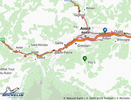 Carte MICHELIN Pompiod - ViaMichelin