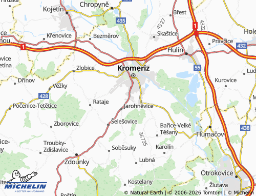 Mappa MICHELIN Vážany - ViaMichelin