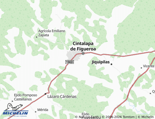 MICHELIN Juan Sabines Guerrero map - ViaMichelin