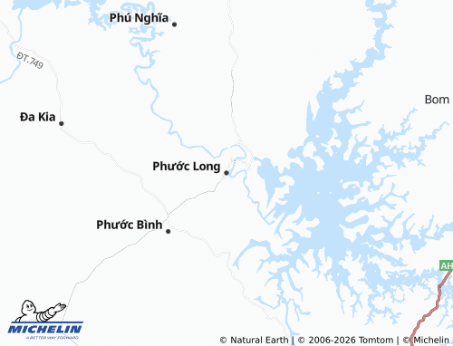 Mapa MICHELIN Thác Mơ - ViaMichelin