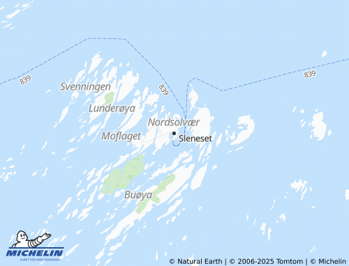 MICHELIN Sleneset map - ViaMichelin