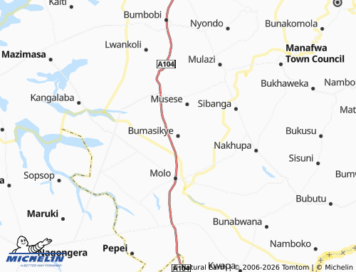 MICHELIN-Landkarte Bumasikye - ViaMichelin