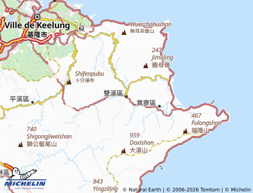 Mappa MICHELIN shuang xi qu - ViaMichelin