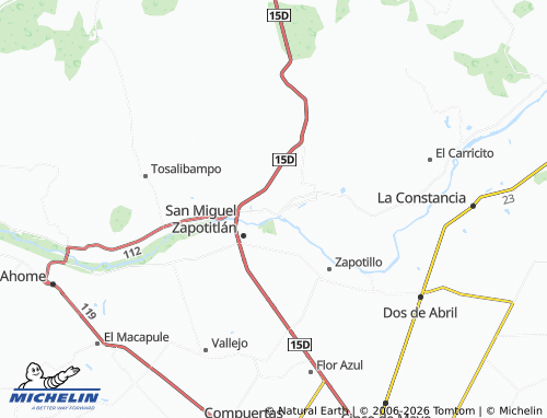 Mapa MICHELIN Choacahui - ViaMichelin