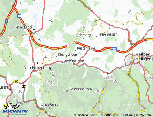 MICHELIN-Landkarte Marth - ViaMichelin
