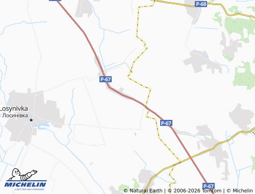 MICHELIN Velyka Doroha map - ViaMichelin