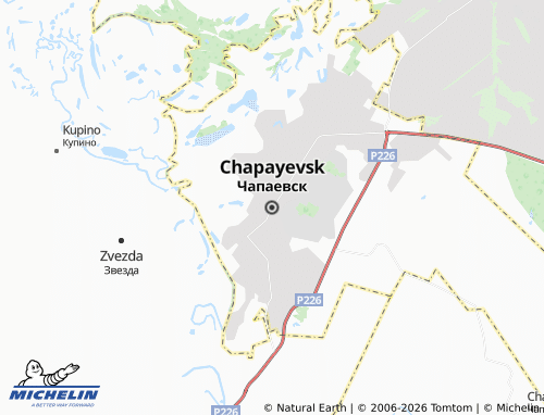 MICHELIN-Landkarte Chapayevsk - ViaMichelin