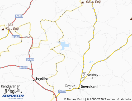 Mapa MICHELIN Fakılar - ViaMichelin