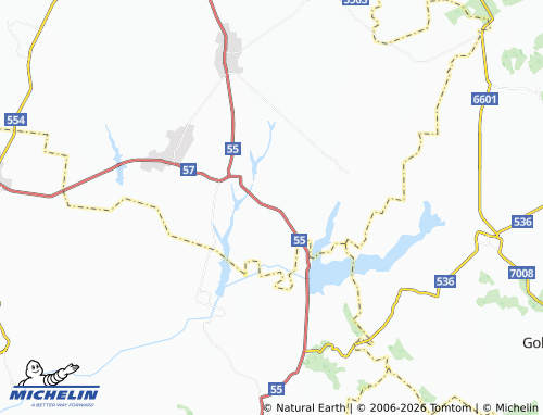 MICHELIN Radetski map - ViaMichelin