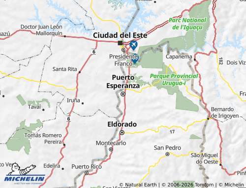 Mappa MICHELIN Iguazú - ViaMichelin