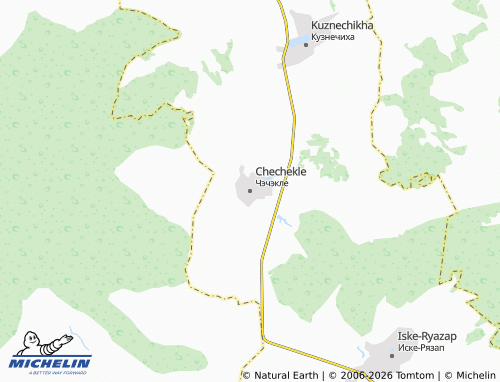 MICHELIN-Landkarte Chechekle - ViaMichelin