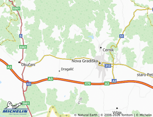 Mapa MICHELIN Mašić - ViaMichelin