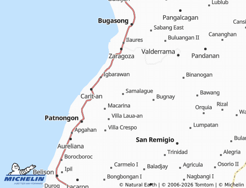 MICHELIN Samalague map - ViaMichelin