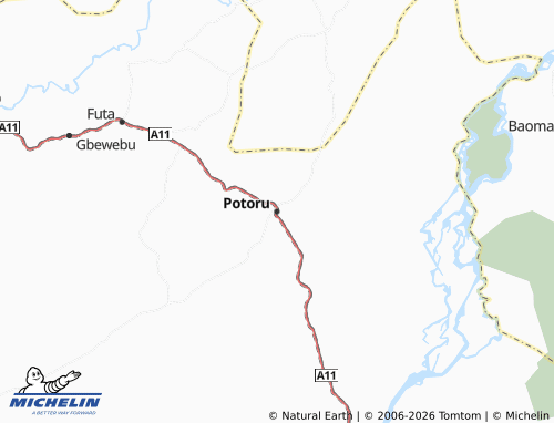 Mappa MICHELIN Potoru - ViaMichelin