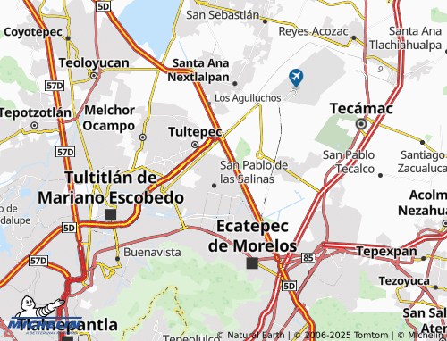 Mapa MICHELIN Las Fuentes (Tultitlán) - ViaMichelin