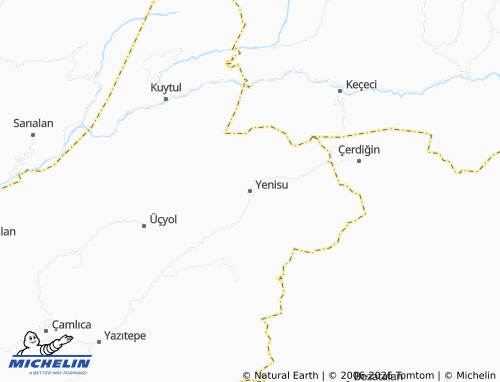 MICHELIN Yenisu map - ViaMichelin
