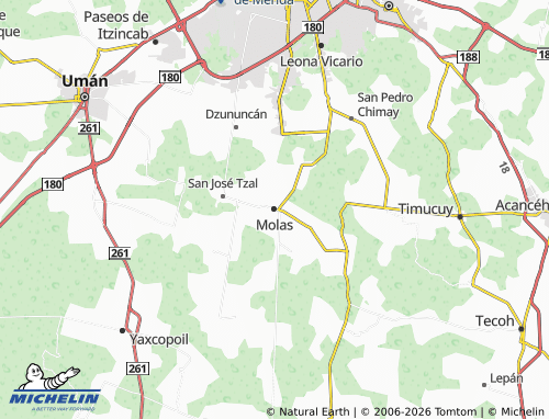 MICHELIN Molas map - ViaMichelin