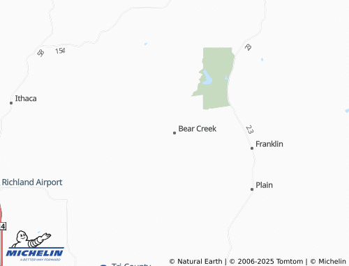 MICHELIN Bear Creek map - ViaMichelin