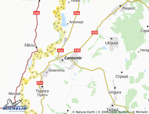 Carte MICHELIN Cania - ViaMichelin