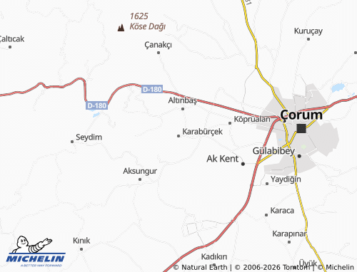 Mappa MICHELIN Karabürçek - ViaMichelin