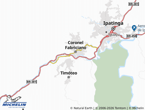 Mapa MICHELIN Manoel Domingos - ViaMichelin