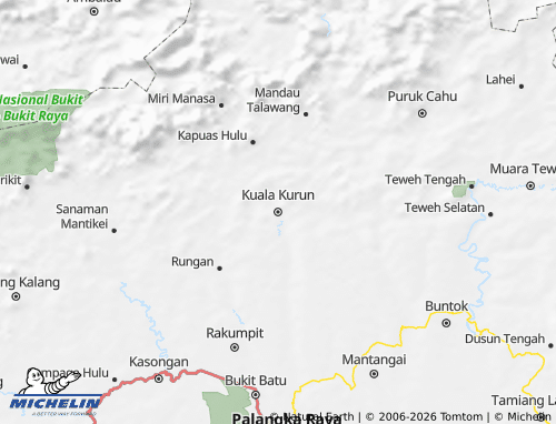 MICHELIN Gunung Mas map - ViaMichelin