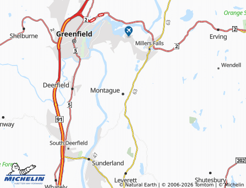 Mappa MICHELIN Montague - ViaMichelin