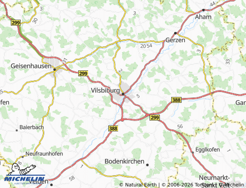 Mappa MICHELIN Vilsbiburg - ViaMichelin