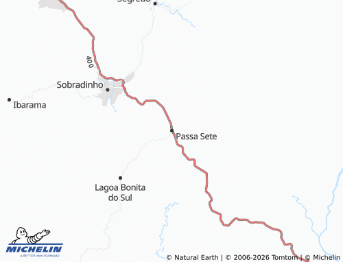 Mapa MICHELIN Passa Sete - ViaMichelin