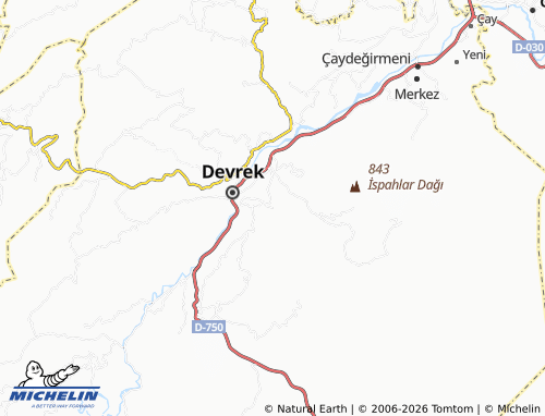 Mappa MICHELIN Gümüşpınar - ViaMichelin