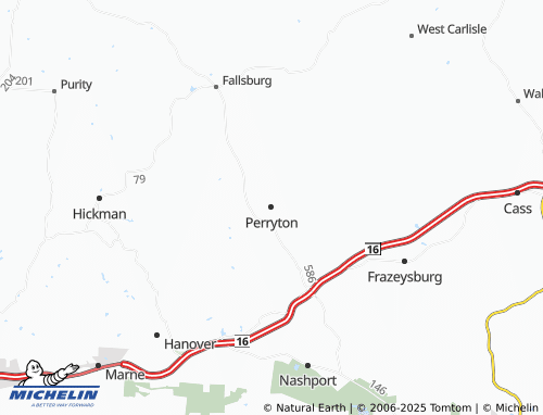 MICHELIN Perryton map - ViaMichelin