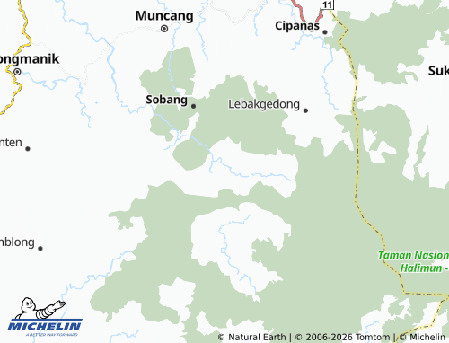 MICHELIN-Landkarte Cirompang - ViaMichelin