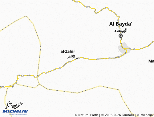 Mappa MICHELIN al-Zahir - ViaMichelin