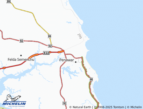 MICHELIN Desaru Utama map - ViaMichelin