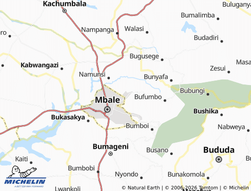 MICHELIN Nkoma map - ViaMichelin