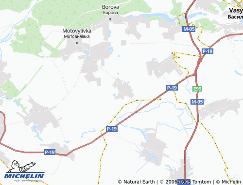 MICHELIN Olenivka map - ViaMichelin