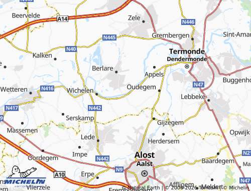 MICHELIN Schoonaarde map - ViaMichelin