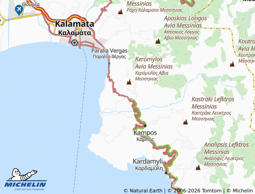MICHELIN Kouris map - ViaMichelin