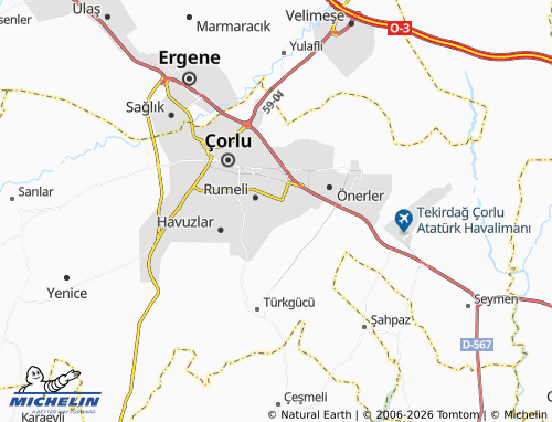 Mapa MICHELIN Zafer - ViaMichelin