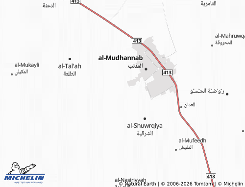 MICHELIN-Landkarte al-Tahliyah - ViaMichelin