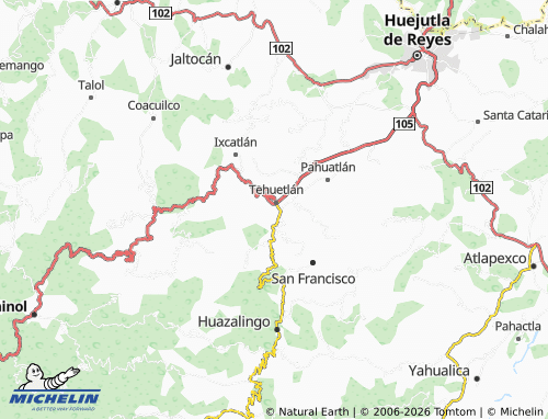 Mappa MICHELIN Tlaltzintla - ViaMichelin