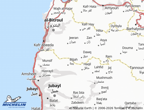 Mapa MICHELIN Tawla - ViaMichelin