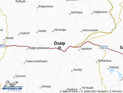 MICHELIN Cumhuriyet map - ViaMichelin