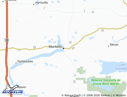 Mappa MICHELIN Montello - ViaMichelin