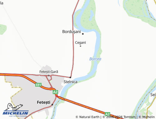 MICHELIN Retezatu map - ViaMichelin