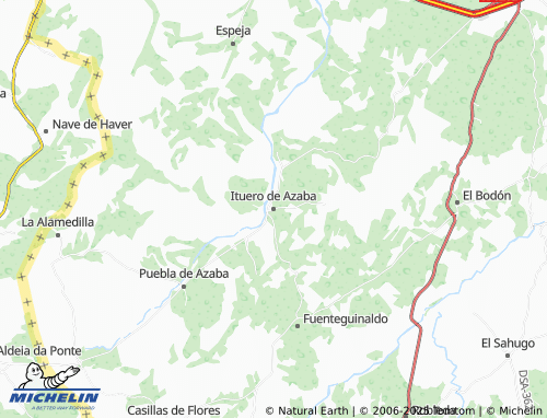 MICHELIN Ituero de Azaba map - ViaMichelin