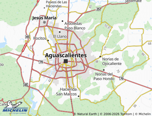 Mappa MICHELIN Del Trabajo - ViaMichelin