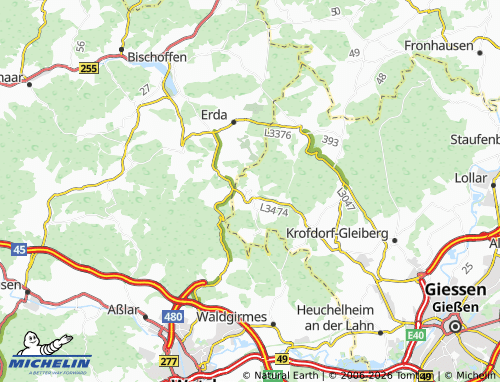 MICHELIN Königsberg map - ViaMichelin